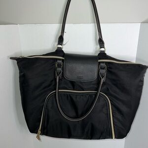 Aimee Kestenberg Black Nylon Tote Bag